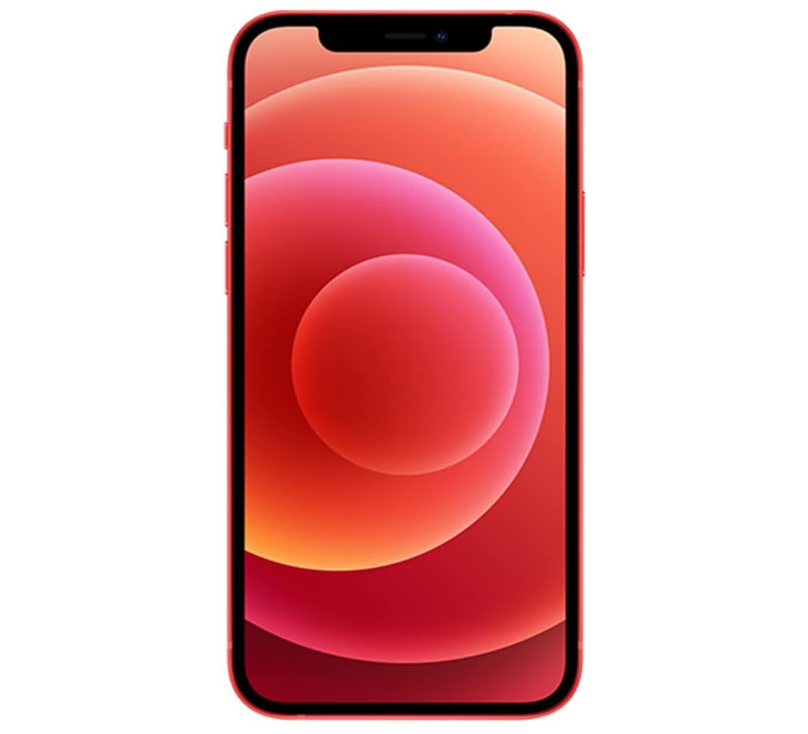 iPhone 12 64GB Red SS+eSim 100% Battery Health Excellent Grade frame scratch (Refurbished)