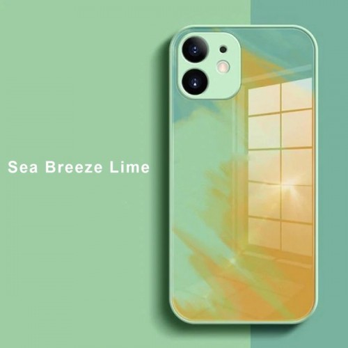 iPhone 11 Pro Artistic ShockProof Phone Case (Biguo) Sea Breeze Lime