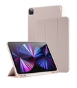 iPad 9.7'' (5th/6th, 2017/2018) / iPad Air (1st/2nd) Case | Flip Soft Silicone Back Cover with Pen Slot Pin Connectork – Pink
