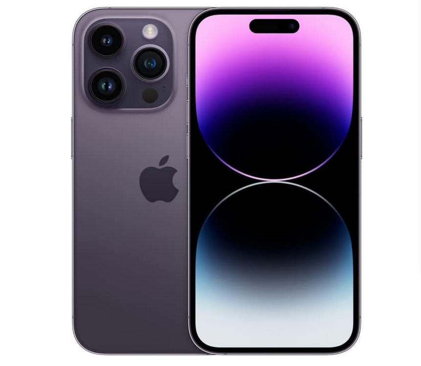 iPhone 14 Pro 128GB SIM+eSIM Deep Purple A Grade 100% Battery Health( Refurbished )