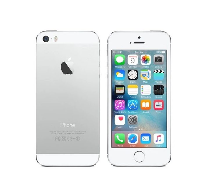 iPhone 5s 32GB SS Silver A Grade above 90% Battery Health (Used)