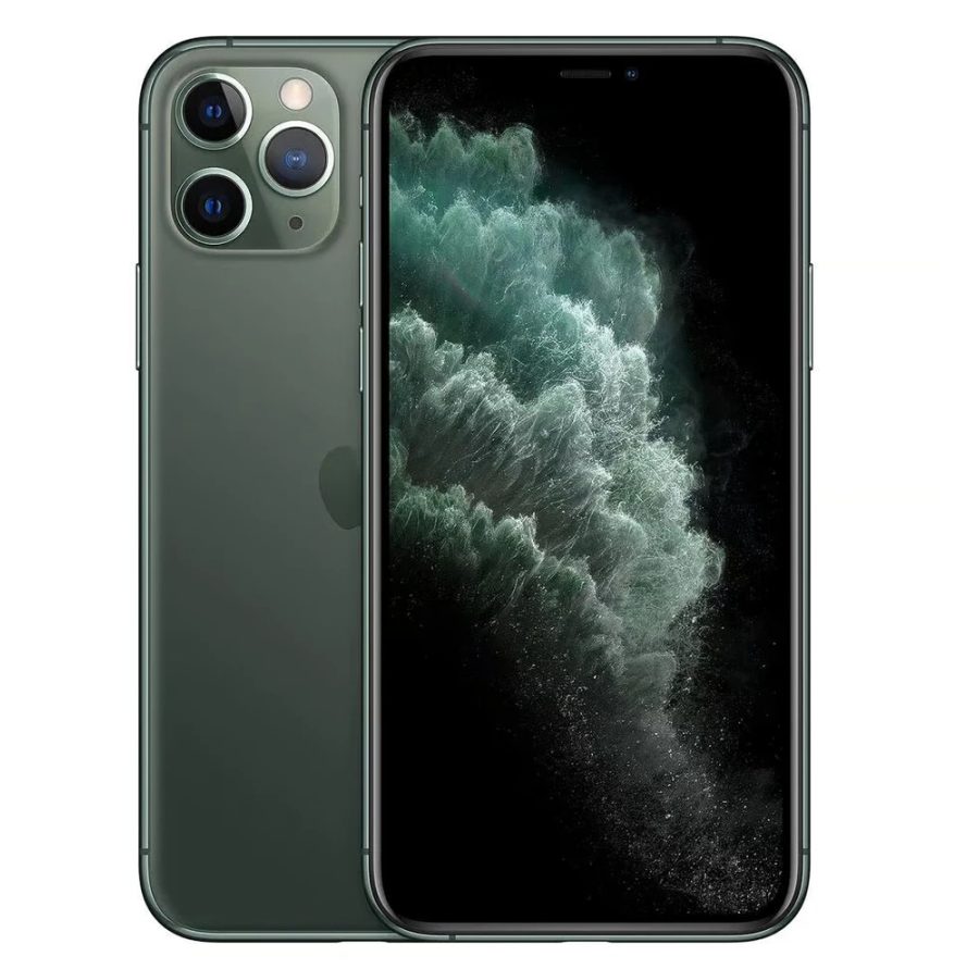 iPhone 11 Pro 256GB SS+eSim Midnight Green A Grade 100% Battery Health( Used )