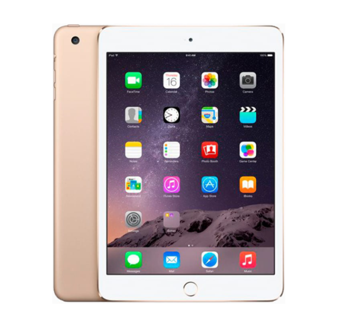 iPad Mini 3 (2014) 7.9" Wi-Fi Only 64GB Gold A1599 A Grade above 80% Battery Health(Refurbished)