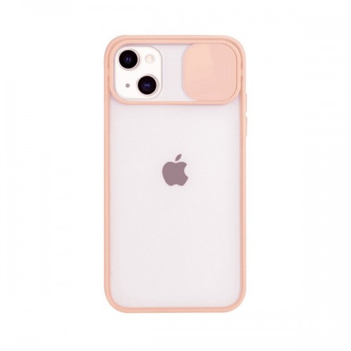 [M0620090134] iPhone 6P 7P 8P Slide Camera Lens Protection Cover Phone Case ShockProof TPU (Case Mate) ) Pink Red