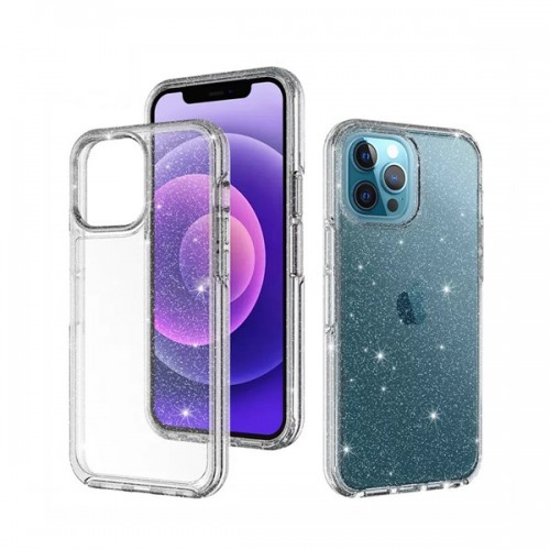 [M0770090111] iPhone XR Glitter ShockProof Phone Case (YUVAL) Glitter Gold